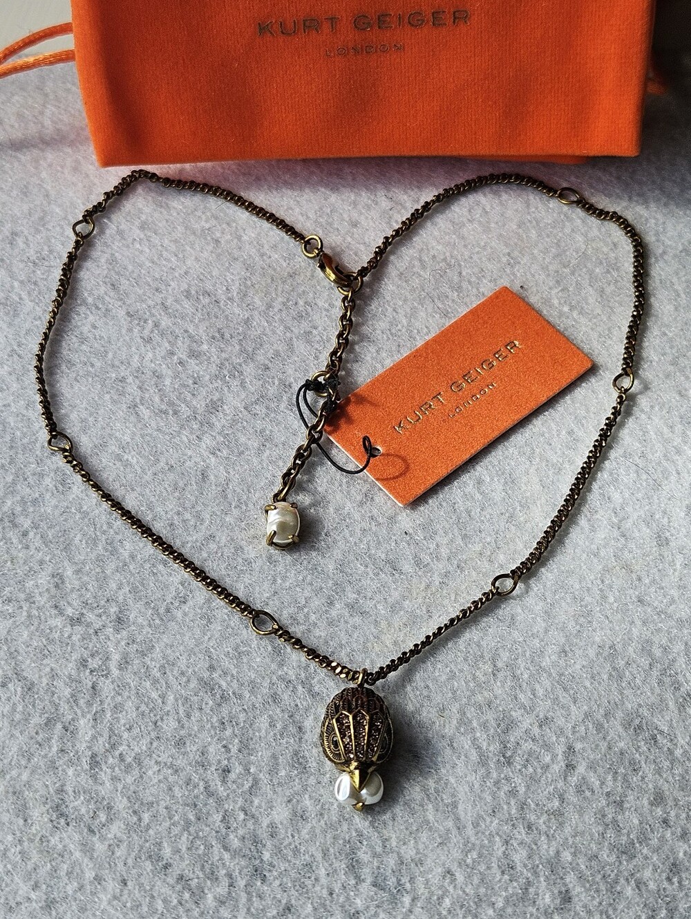 Kurt Geiger London Eagle Pendant Necklace